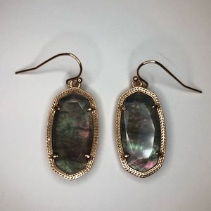 Rose Gold Iridescent Kendra Scott Dani Earrings